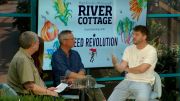 Hugh Fearnley-Whittingstall and Max Mancroft at Glee with Phil Wright from the Underground Podcast.